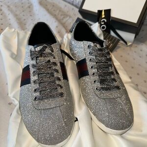 Gucci Shoes Bambi Glitter Stud